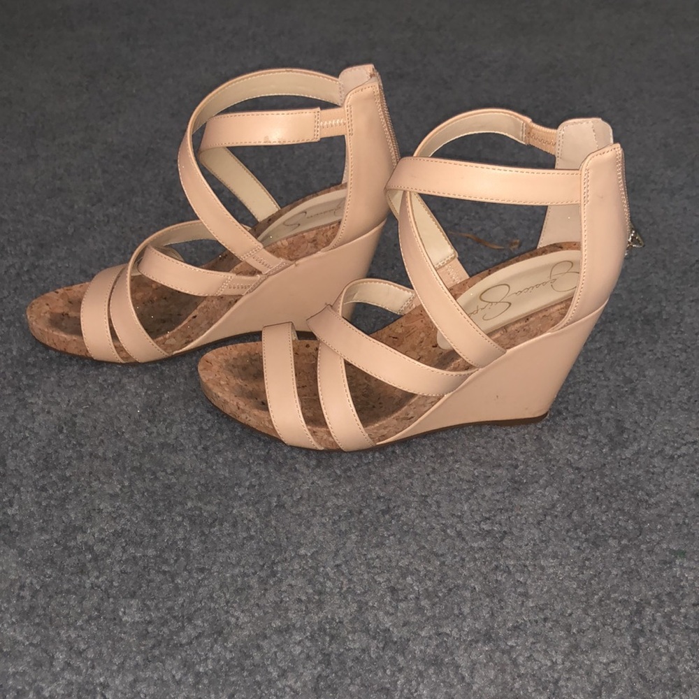 Jessica Simpson nude wedges